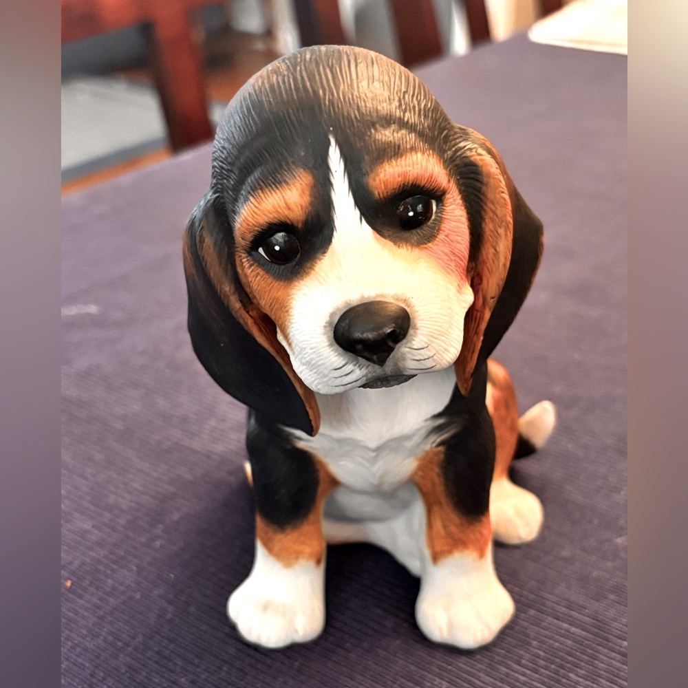 Lenox 1990 Beagle Puppy Porcelain Figurine